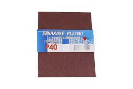 Plátno smirkové brousící P40, na plátně